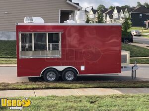 Like-New 2021 World Wide 8.6' x 16' Lightly Used Kitchen Food Trailer Carolina