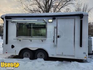 2025 8.5' x 16' Kitchen Food Concession Trailer with Pro-Fire System