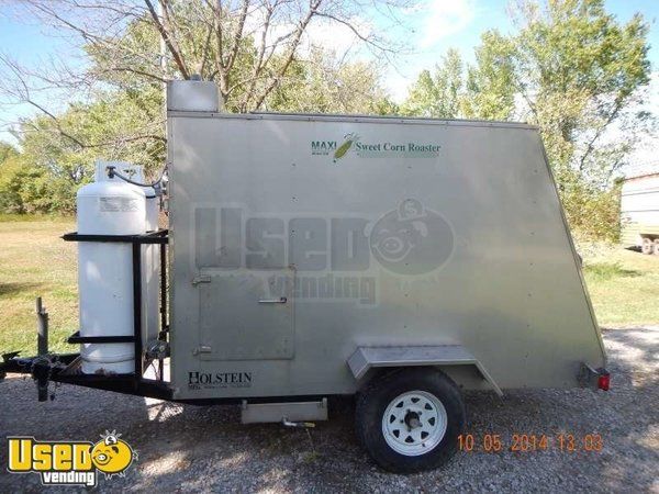 Holstein Towable Used Corn Roaster Trailer