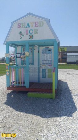 2016 - 8' x 14' Shaved Ice Snowball Concession Trailer