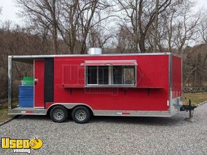 2018  Dual Axle Freedom 23' Kitchen Food Trailer with Porch