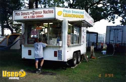 1997  8' X 14' Wells Cargo Concession Trailer & Equipment