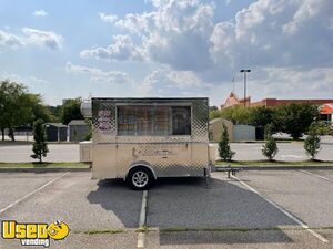 2018 - 8' x 10' Enclosed Stainless Steel Kitchen Food Trailer with Pro-Fire