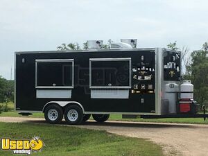 2018 8.5' x 20' Kitchen Food Trailer with Fire Suppression System