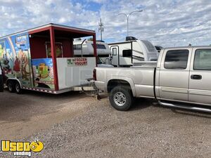 2006 8' x 20' FroYo Frozen Yogurt Soft Serve Ice Cream Concession Trailer w/ Chevy HD Diesel Truck
