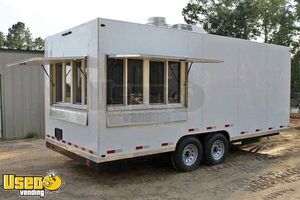 8.5' x 20' Kitchen Food Concession Trailer with Fire Suppression System