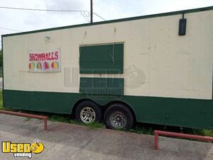 Custom Built - 2015 25' Shaved Ice Concession Trailer