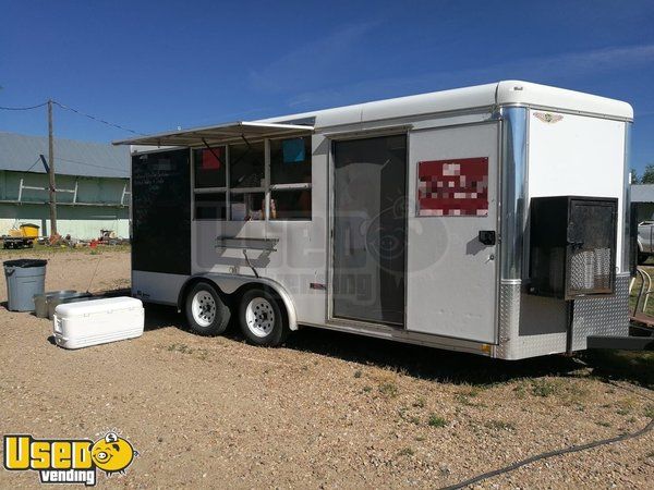 2013 - 8' x 18' Mobile Kitchen Food Concession Trailer