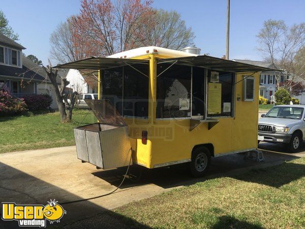 Fully Loaded 7' x 12' Wells Cargo Mobile Kitchen Food Concession Trailer