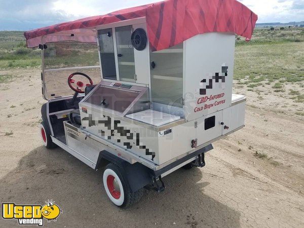 Eye-Catching 2008 Club Car Carryall Beverage and Food Vending Cart