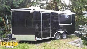 2014 Cargo Mate 16' V-Nose Espresso and Bakery Concession Trailer