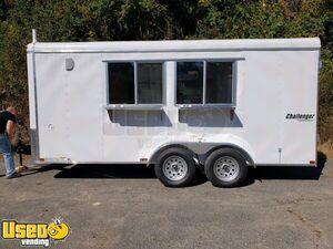 2020 Homesteader Challenger 7' x 16' Lightly Used Food Concession Trailer