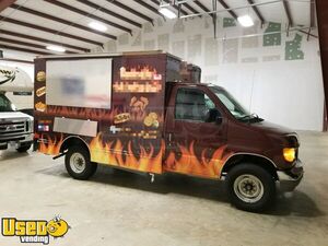 Ford E-350 Mobile Kitchen Food Concession Truck with Fire Suppression System