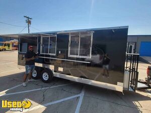 Like-New 2022 - 8' x 20' Barbecue Food Trailer | Mobile BBQ Unit with Smoker
