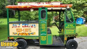 Head-Turning 11' Cushman Truckster Snowball Truck / Mobile Shaved Ice Mini Truck