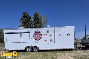 2015 30' Worldwide Kitchen Trailer with Fire Suppression and 2006 Ford F350 Truck