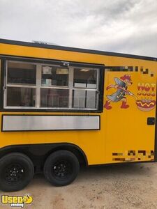 2023 8.5' x 14' Quality Cargo Kitchen Food Trailer w/ Fire Suppression System