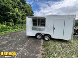 NEW - 2025 8.5' x 16' Quality Cargo Coffee and Donut Trailer | Concession Trailer