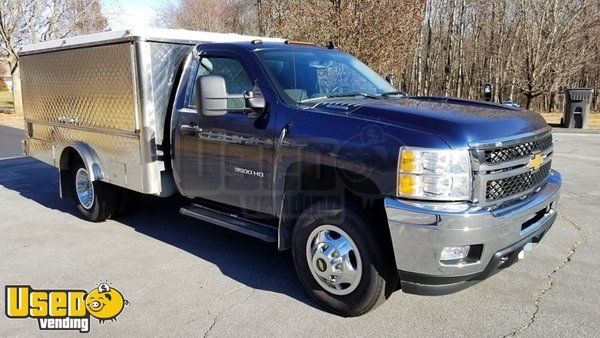 2012 Chevrolet Silverado 3500 HD Lunch Serving Canteen Food Truck