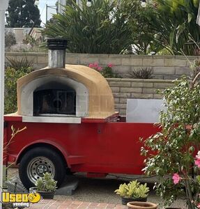 2009 6' x 9' Breadstone Wood-Fired Brick Oven Pizza Trailer / Pizzeria on Wheels