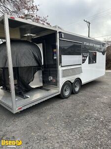 2022 8.5' x 24'  Pizza Concession Trailer w/ Authentic Mugnaini Wood-Fired Brick Oven