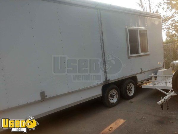 All Electric Wells Cargo Mobile Kitchen Food Concession Trailer