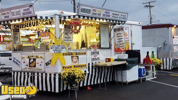 Fully-Equipped 8' x 18' Wells Cargo Food Concession Trailer / Mobile Kitchen Unit