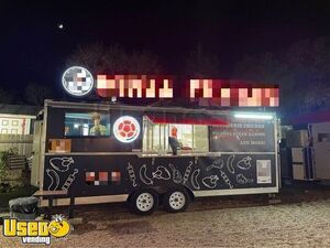 2021 8' x 20' Like-New Mobile Kitchen Food Concession Trailer w/ Commercial Rotisserie