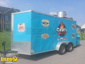 2017 Lark 7' x 16' Mobile Food Trailer / Concession Vending Trailer