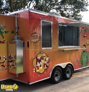 2019 Diamond Cargo 8' x 16' Mobile Pizzeria Pizza Concession Trailer w/ HUD Insignia