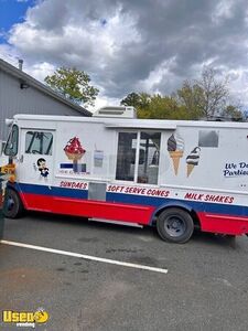 Used Chevrolet P30 Step Van Ice Cream Truck / Mobile Ice Cream Shop