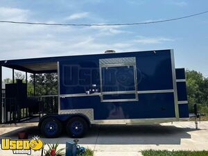 2022 8' x 20' Barbecue Food Trailer | Food Concession Trailer with Porch