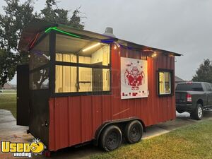 2014 -  7' x 16' Crawfish Crab Shrimp Seafood Boiling Trailer with Porch