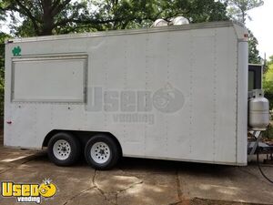 Well-Equipped 2002 7' x 16.5' Kitchen Food Trailer/Mobile Kitchen