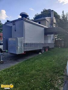 Ready-To-Use 8' x 18' Mobile Food Concession Trailer