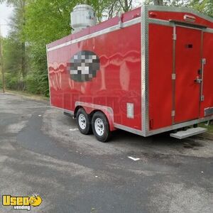 Well-Equipped 2021 -18' Kitchen Food Concession Trailer with Pro-Fire