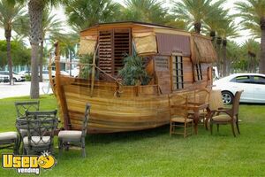 Unique. - 2025 7.5' x 22' Handcrafted Boat Trailer Bar Lounge