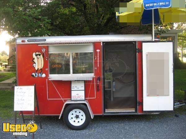 6' x 12.5' Hot Dog Trailer