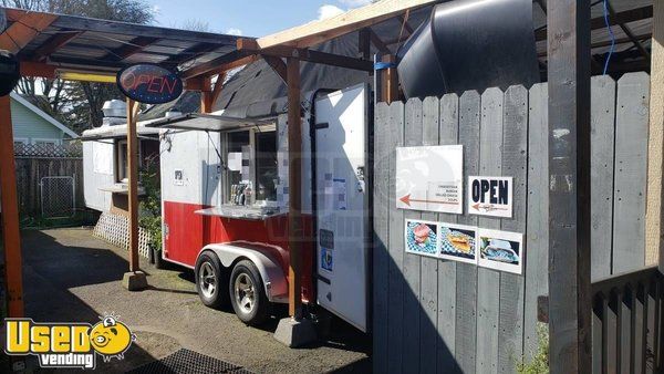 Turnkey Ready Catering and Kitchen Food Concession Trailer with Warehouse