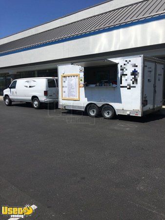 2017 - 8' x 16' Continental Cargo Elite Street Food Concession Trailer