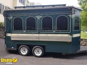 TROLLEY STYLE One-of-a-Kind 2011 Custom 8' x 13' Kitchen Food Trailer