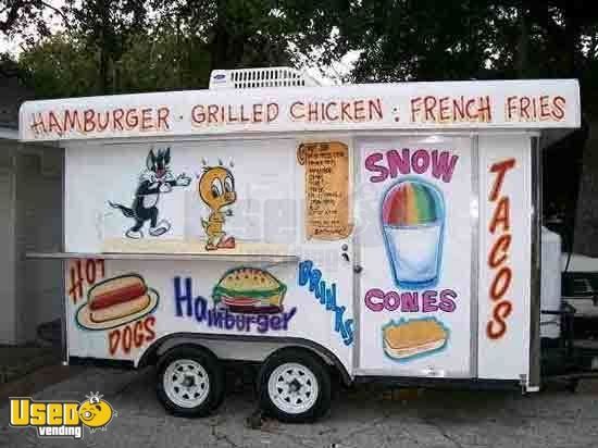 12' by 6' Concession Trailer