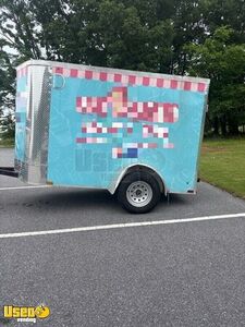 Compact 2021- 5' x 8' Empty Concession Trailer | Mobile Vending Unit