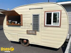 Vintage 1958 Aljo Canned Ham 6.5' x 10' Camper Coffee Concession Trailer Conversion