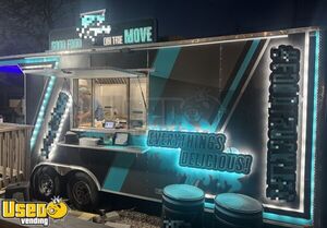 2024 - 8.5' x 18' Pizza Food Trailer with Fire Suppression System | Concession Trailer