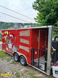 2022 20' Kitchen Food Trailer wtih Fire Suppression + Porch | Concession Trailer