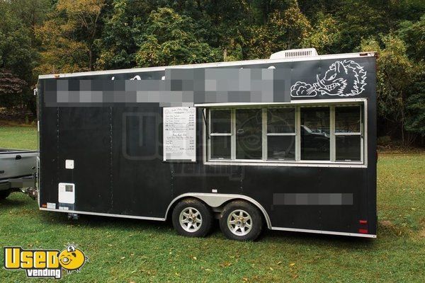 8.5' x 24' Food Concession Trailer