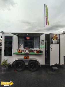 Turnkey - 2024 7' x 14' Interstate Frozen Yogurt Concession Trailer