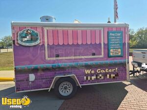 6' x 12' Funnel Cake Food Trailer Dessert Concession Food Trailer w/ Pro Fire