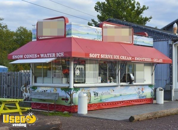 8' x 21' Ice Cream Concession Trailer